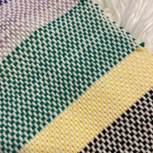 Scarf size 63” long and 9” wide brand new very colorful and pretty - Picture 8 of 8